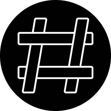 Bir b eksikliği simgesinin vektör çizimi