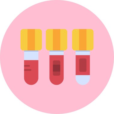 test tübü ikon vektör çizimi