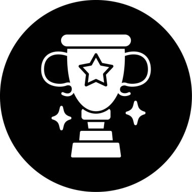 Bir kupa simgesinin vektör illüstrasyonu