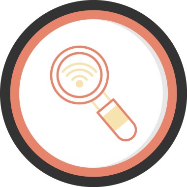 WiFi renkli vektör simgesi