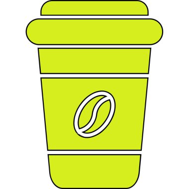 Kahve fincanı. Basit tasarım