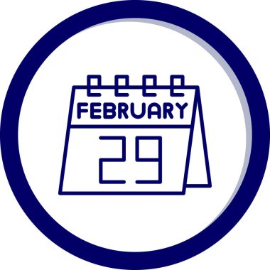 Takvim simgesi tasarımı, vektör illüstrasyonu