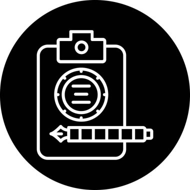 kamera simgesi vektör illüstrasyonu