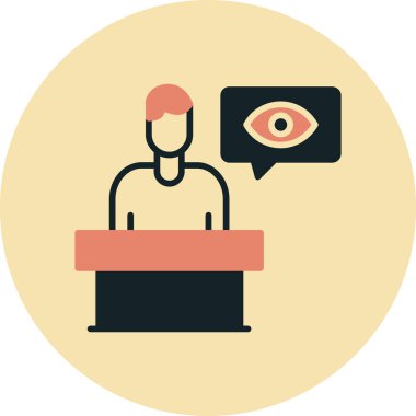 Seo simgesinin vektör illüstrasyonu