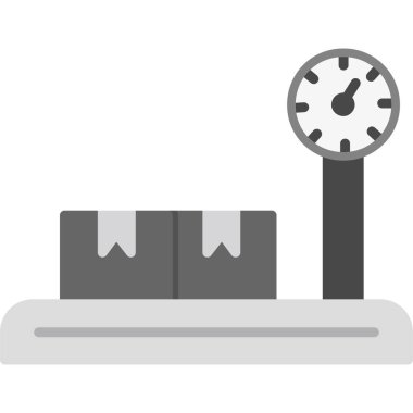 Fabrika Düz Vektör Simgesi