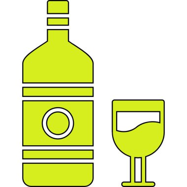 alkollü içecekler ana hatlı içecek simgesi