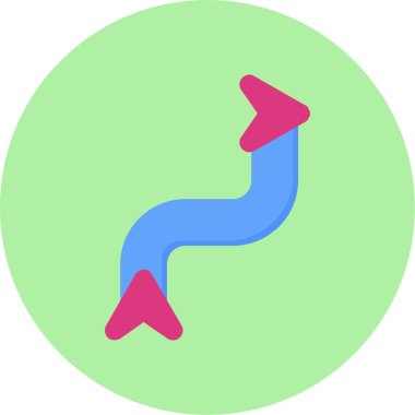 Tek bir simgenin vektör illüstrasyonu