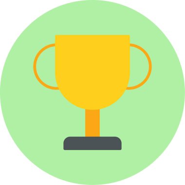 Kupa. Web simgesi basit tasarım