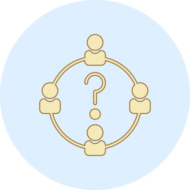 İnsan simgesinin vektör illüstrasyonu