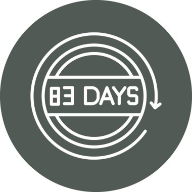 Modern bir simgenin vektör illüstrasyonu