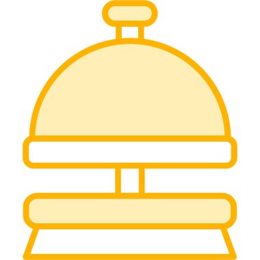 Bir çan simgesinin vektör illüstrasyonu