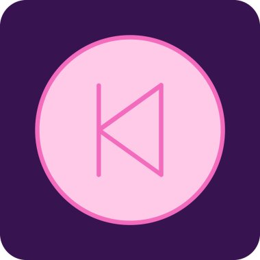 Bir bayrak simgesinin vektör illüstrasyonu