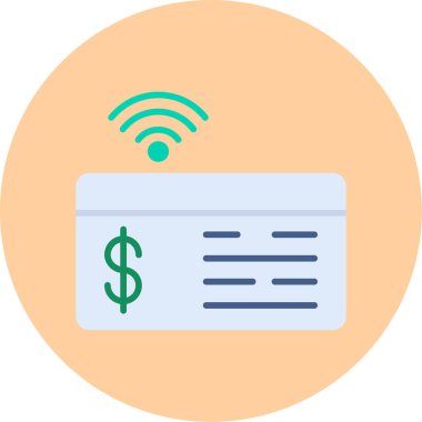 Wifi simgesi, vektör illüstrasyonu