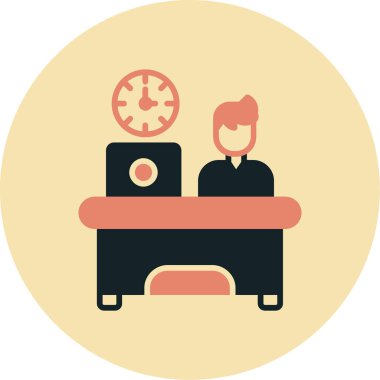 Bir kadın simgesinin vektör illüstrasyonu