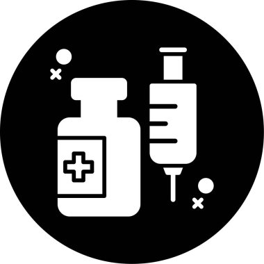 tıbbi ve sağlık çizgisi ikon vektör çizimi