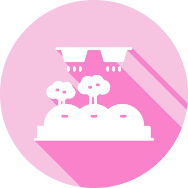 Modern b 'nin vektör illüstrasyonu bitkinin ikonundan yoksun