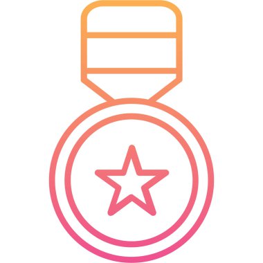 Ödül. Web simgesi basit illüstrasyon