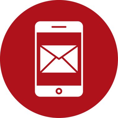 Vektör E- posta simgesi illüstrasyonu