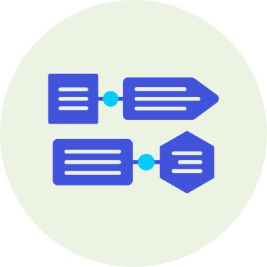 Veri. Web simgesi basit illüstrasyon