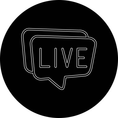 canlı vektör glyph düz simgesi