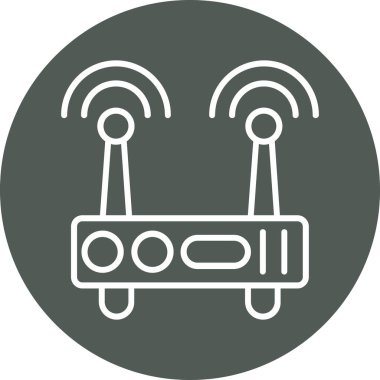 Kablo araba simgesinin vektör illüstrasyonu