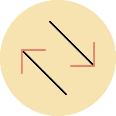 ok simgesi vektör illüstrasyonu