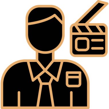 Sinema yönetmeni ikonu - ana hatlarıyla