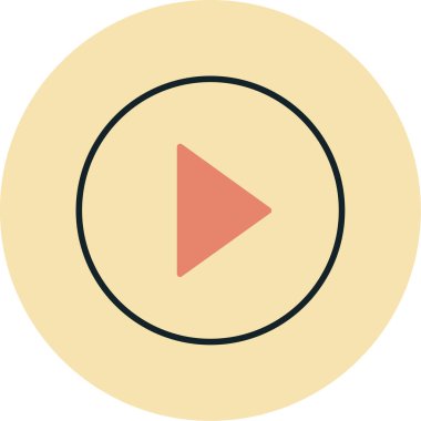 Web simgesi, vektör çizim oynamak