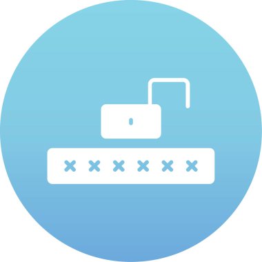 Modern b 'nin vektör illüstrasyonu eksik simgesi