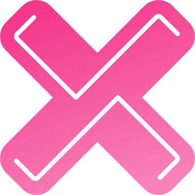 çapraz simge vektör illüstrasyonu