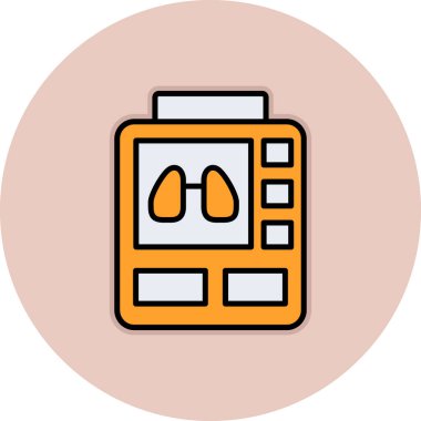 Tıbbi bir simgenin vektör illüstrasyonu