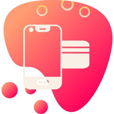 Banka kartı simgesi vektör çizim logosu