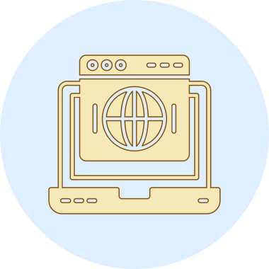 İnternet web teknolojisi simgesi