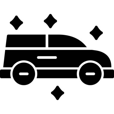 araba simgesi vektör illüstrasyonu