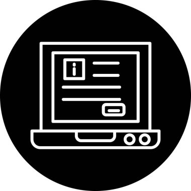 Modern eğitim ikonunun vektör illüstrasyonu