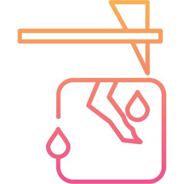 Vektör Bırakma simgesi illüstrasyonu