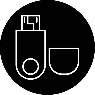 Güzellik ve moda simgesinin vektör çizimi