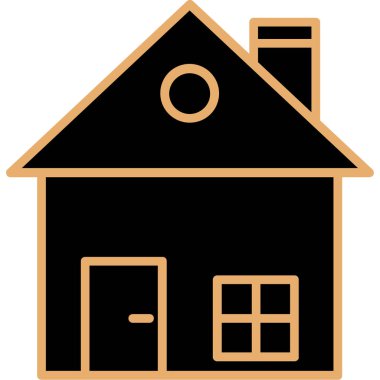 Ev simgesi vektör illüstrasyonu