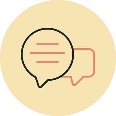 Konuşma balonu. Basit tasarım