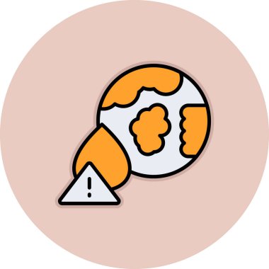 Gezegen simge vektör çizim