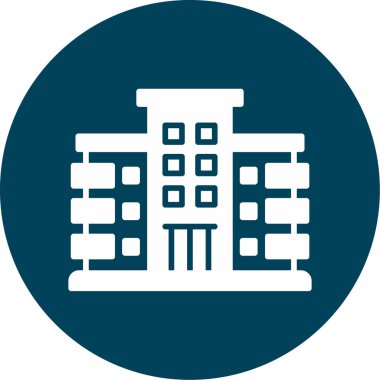 bina simgesi, vektör illüstrasyonu