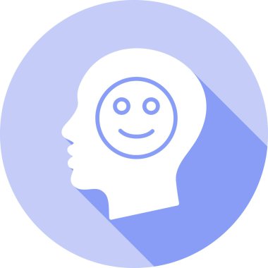 Baş simge vektör çizim