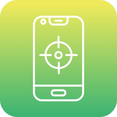 Benzersiz mobil kamera vektör simgesi