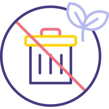 Geri dönüşüm simgesi vektör resimlemesi