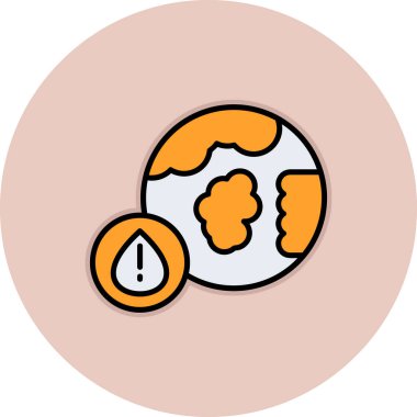 toprak simgesi vektör illüstrasyonu