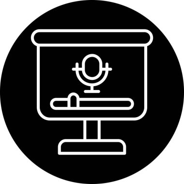 seo modern simgesinin vektör illüstrasyonu