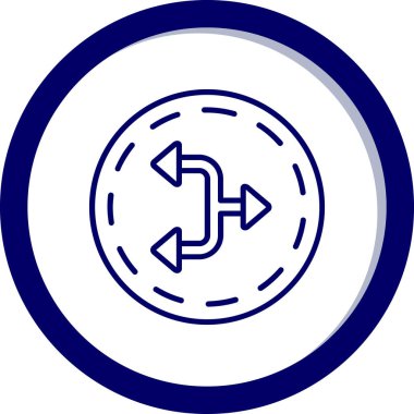 ok simgesi vektör illüstrasyonu