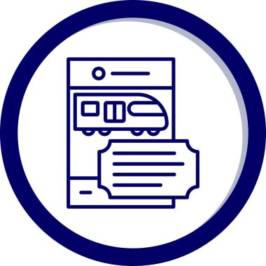 ATM 'de. Web simgesi basit illüstrasyon