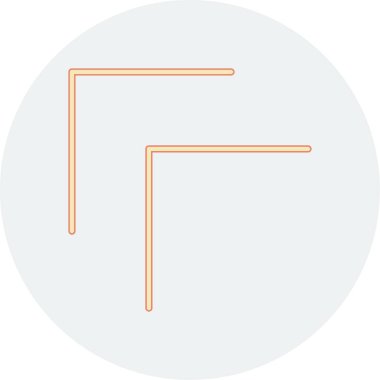 ok simgesi vektör illüstrasyonu