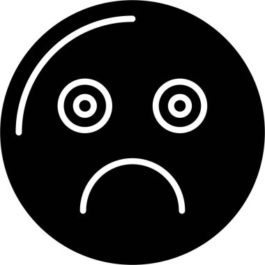 emoji. Web simgesi basit illüstrasyon